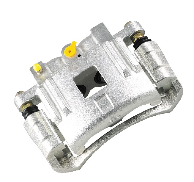 Great Wall Hover H3 front brake caliper assembly with bracket and guide pins, referenced to OE 3501100-K00 / 3501200-K00