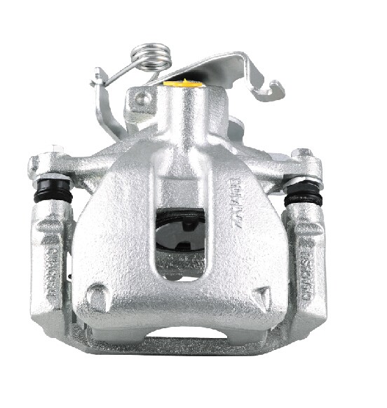 Ford Transit MK7 rear brake caliper assembly with parking brake mechanism, referenced to OE 6C11 2K328 AE and 6C11 2K327 AE