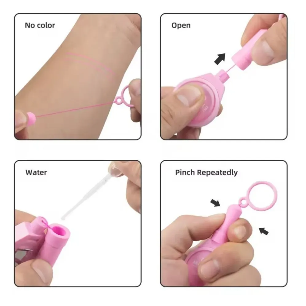 Mapping String Auto-recovery Eyebrow Pre-Inked Thread Mapping Brows Marker Line Permanent Tattoo PMU Line flexible