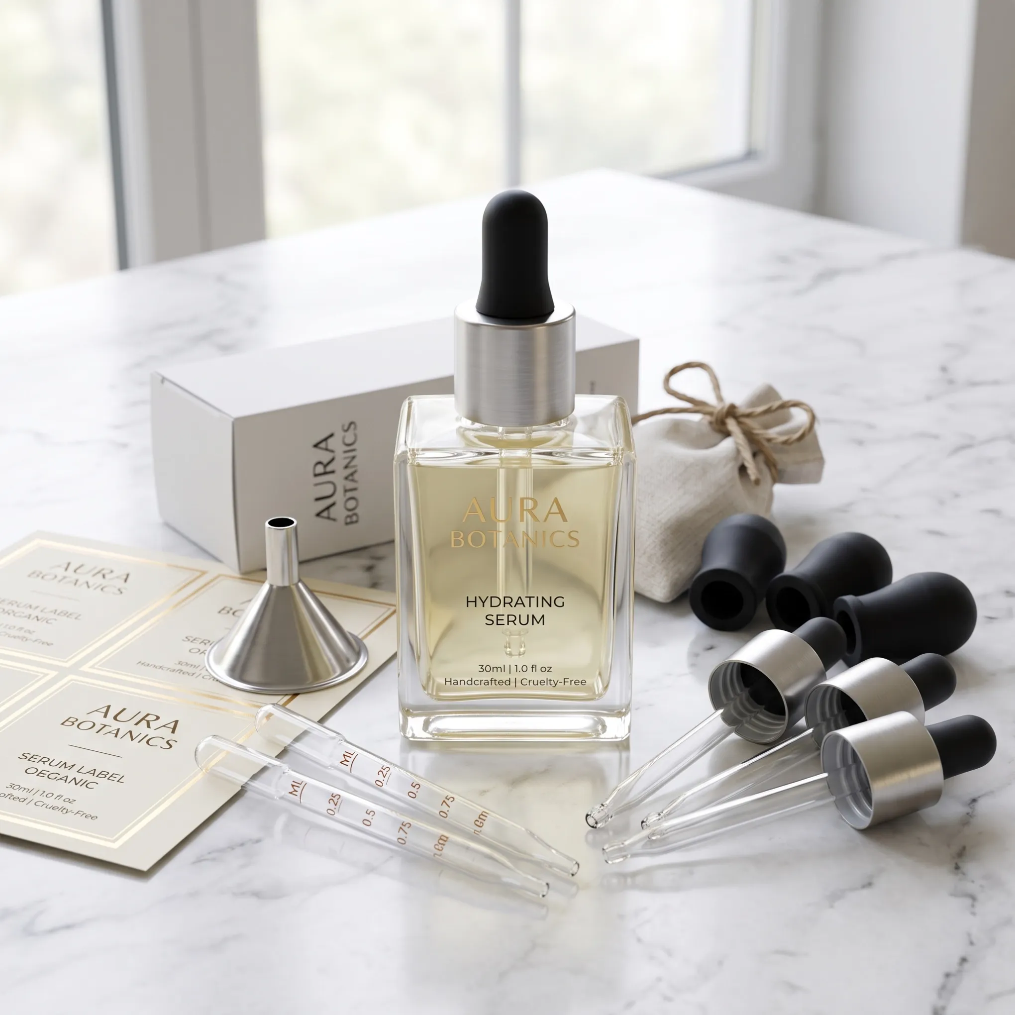Custom 30ml Square Glass Hair Oil Dropper Bottle Wholesale | Sealand3