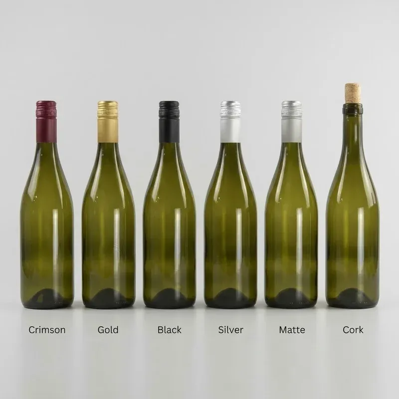 burgundy-wine-bottle-cap-cork-options