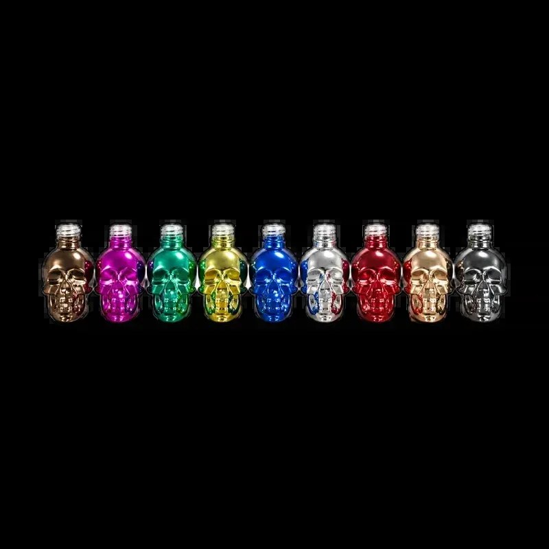 skull-glass-bottle-set