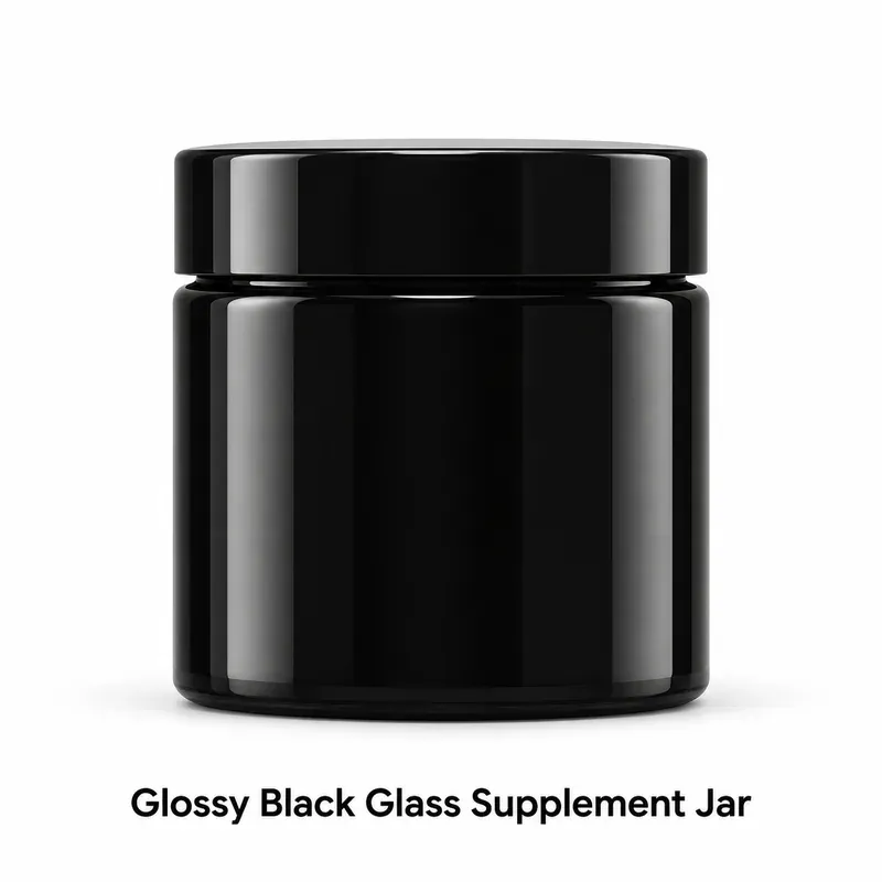 black-glass-supplement-jar