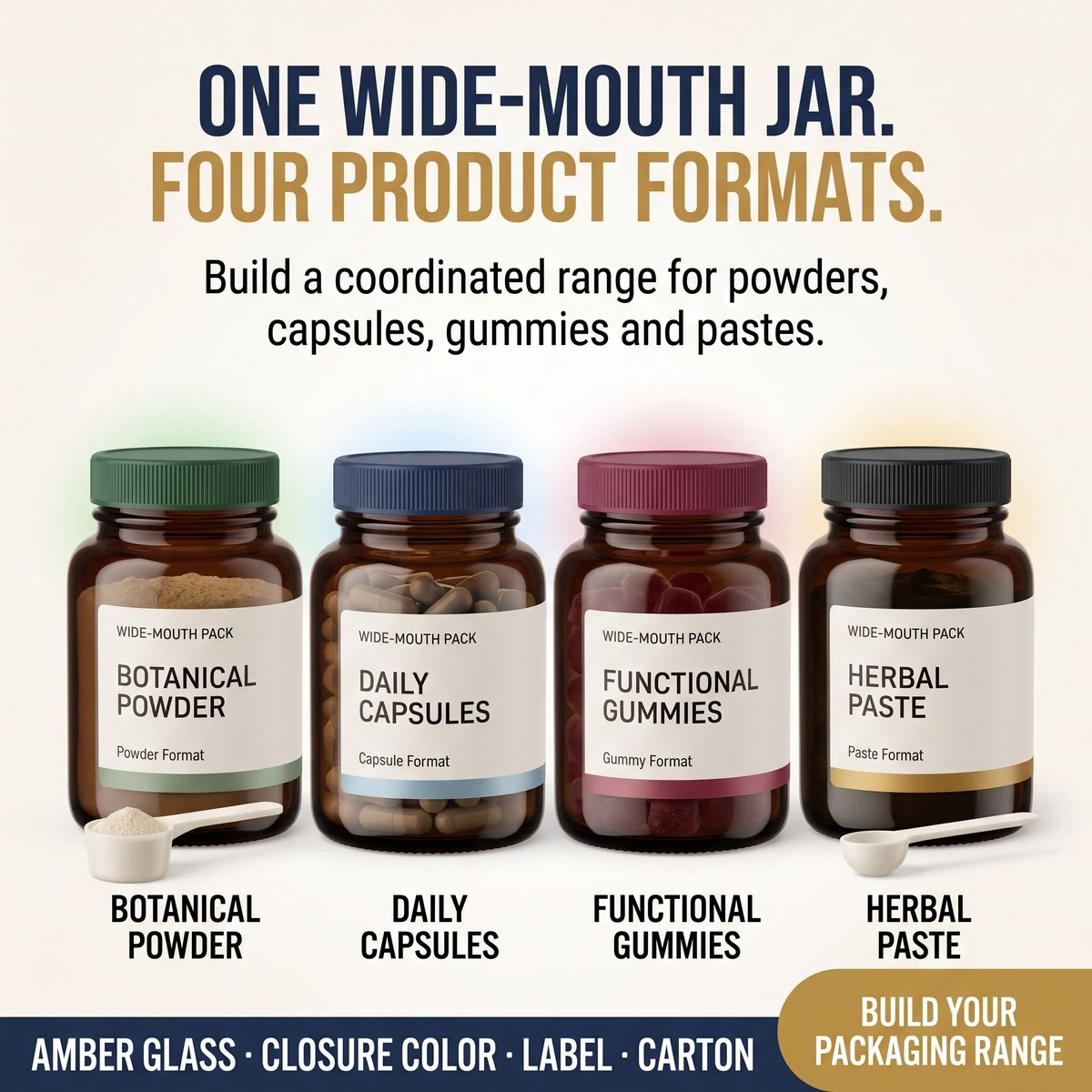 120ml Amber Glass Wide-Mouth Jar3