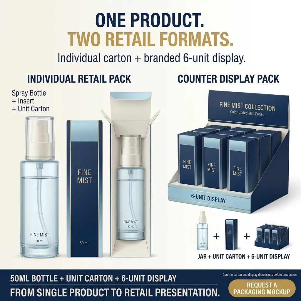 50ml Fine Mist Spray Bottle1