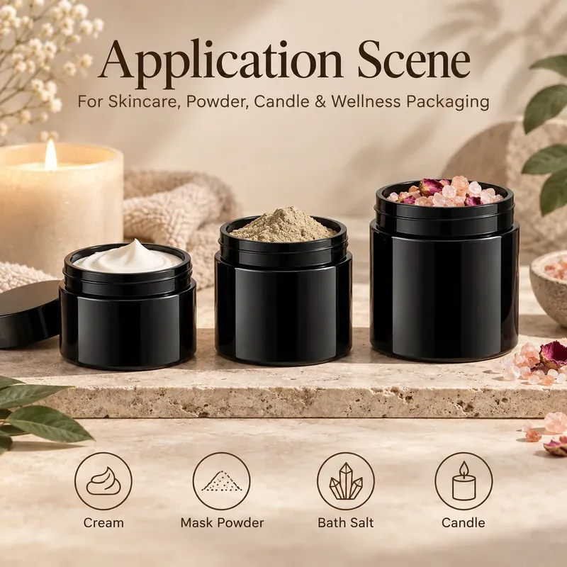 black-cosmetic-jar-set-applications