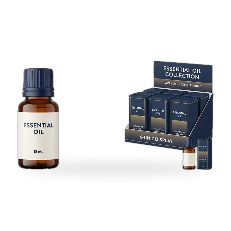 15ml essential oil bottle side view