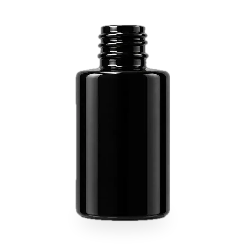 Glass bottle with screw neck finish threads for closure matching
