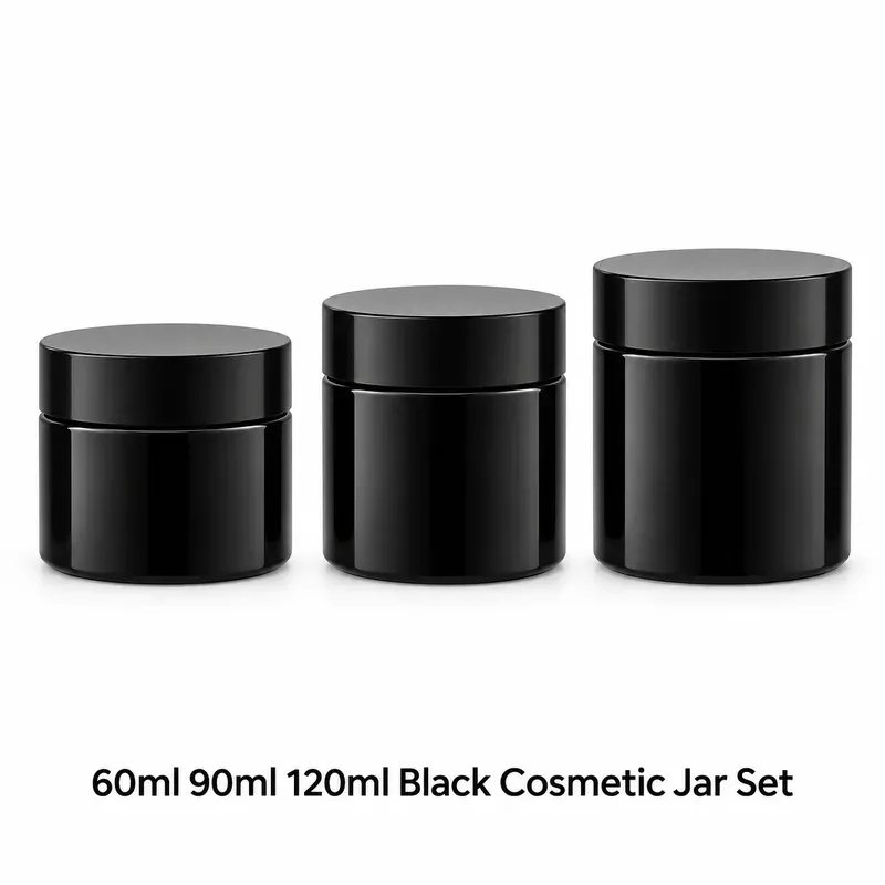 black-cosmetic-jar-set