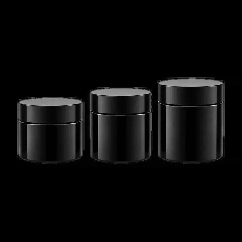 black-cosmetic-jar-set