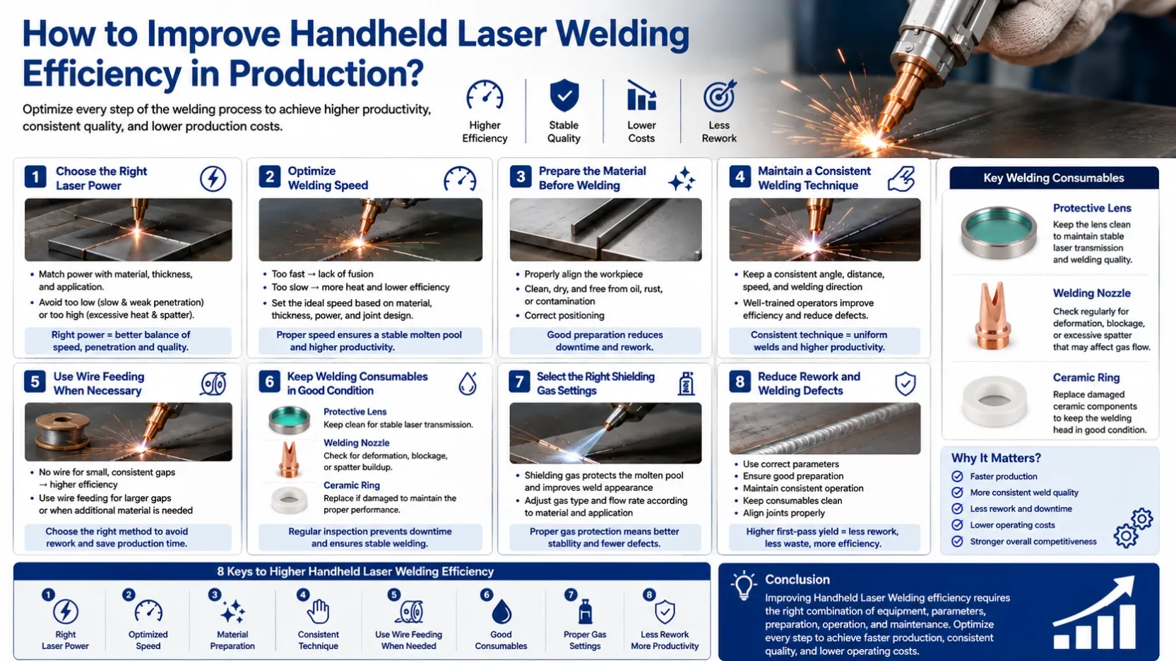 How to Improve Handheld Laser Welding Efficiency in Production