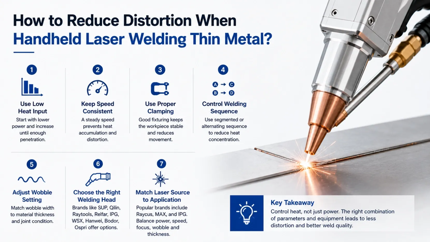 How to Reduce Distortion When Handheld Laser Welding Thin Metal