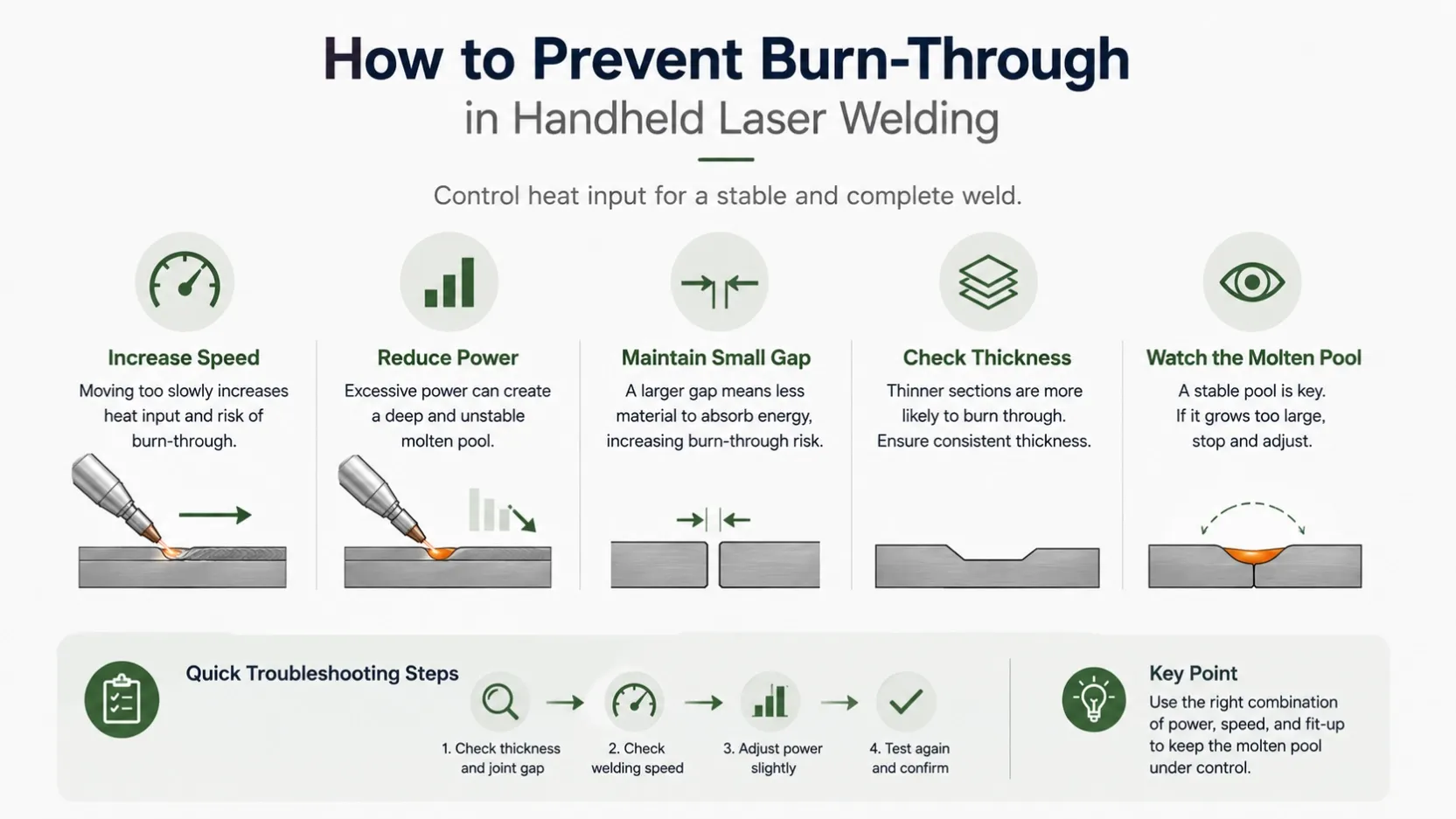 How to Prevent Burn-Through in Handheld Laser Welding