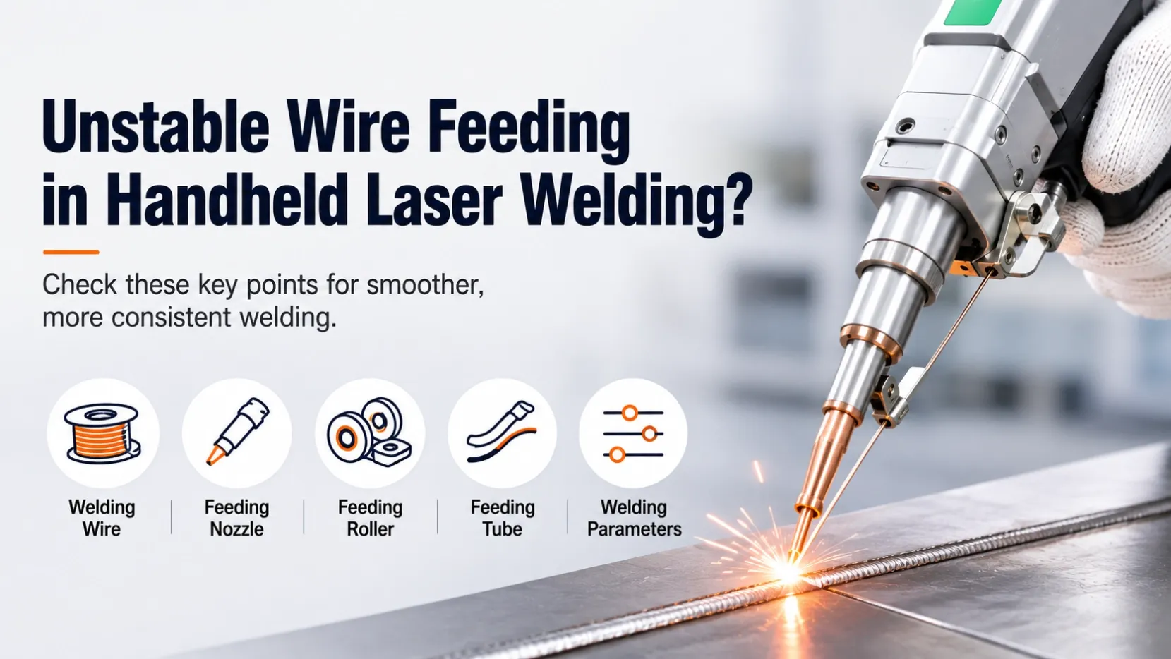 Why Is the Wire Feeding Unstable in Handheld Laser Welding