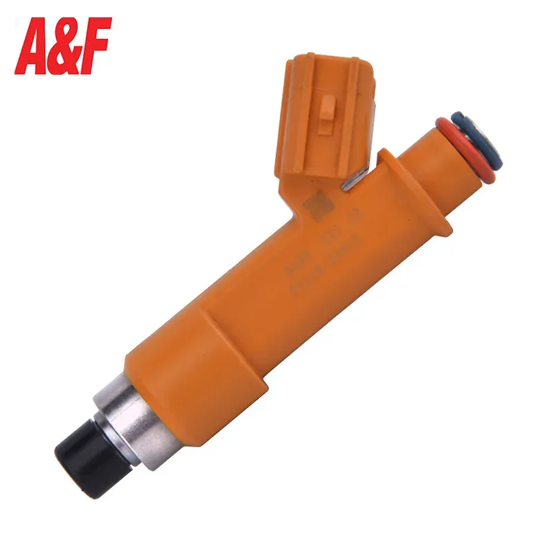 23250-0H050 Denso fuel injector, angled view