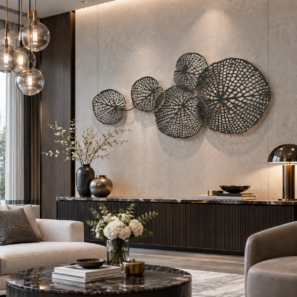 commercial interior metal wall decor supplier