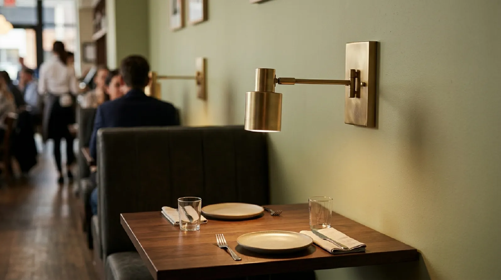 brass-finish-wall-light-restaurant