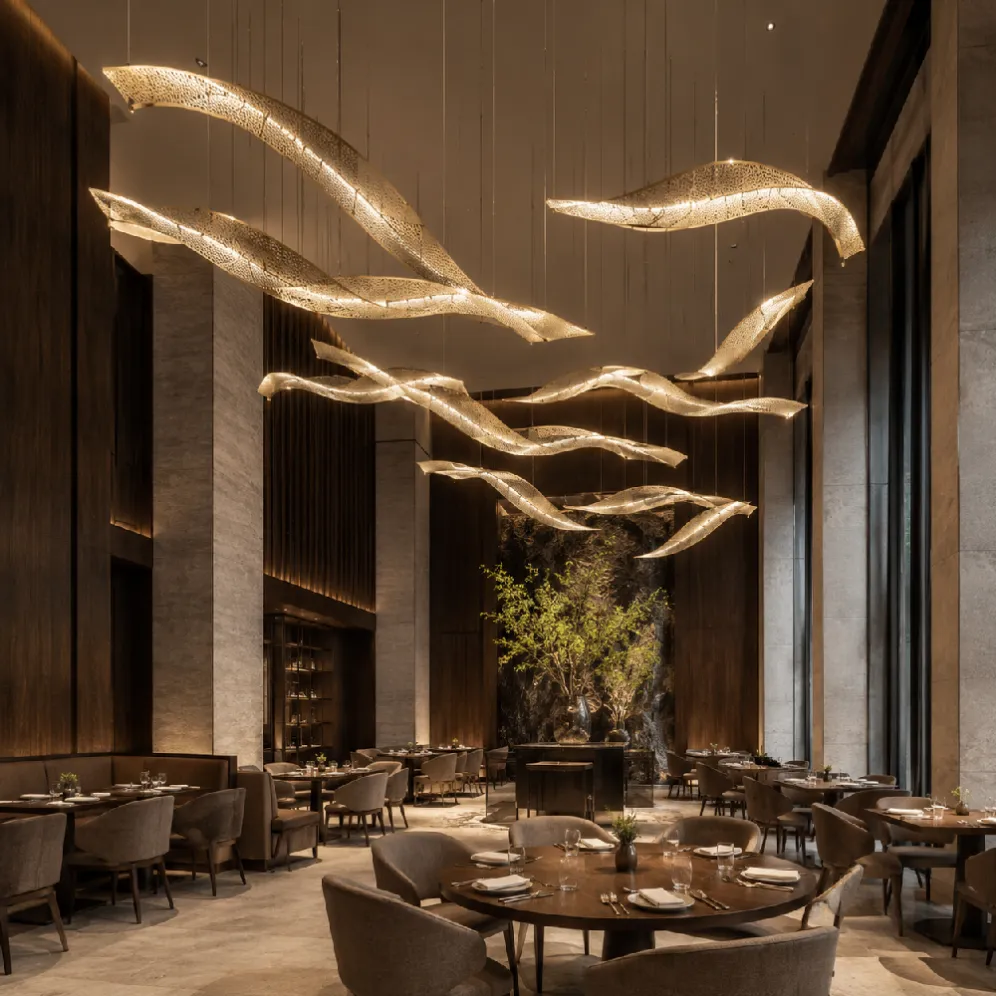 custom sculptural pendant light (2)