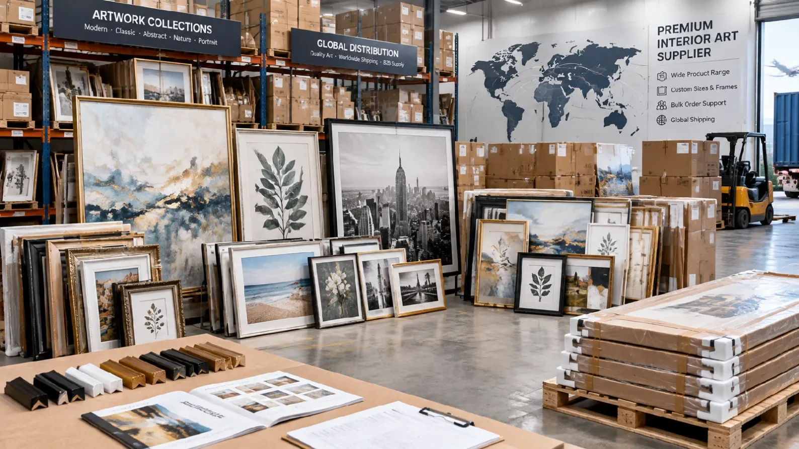 wholesale framed artwork shipping