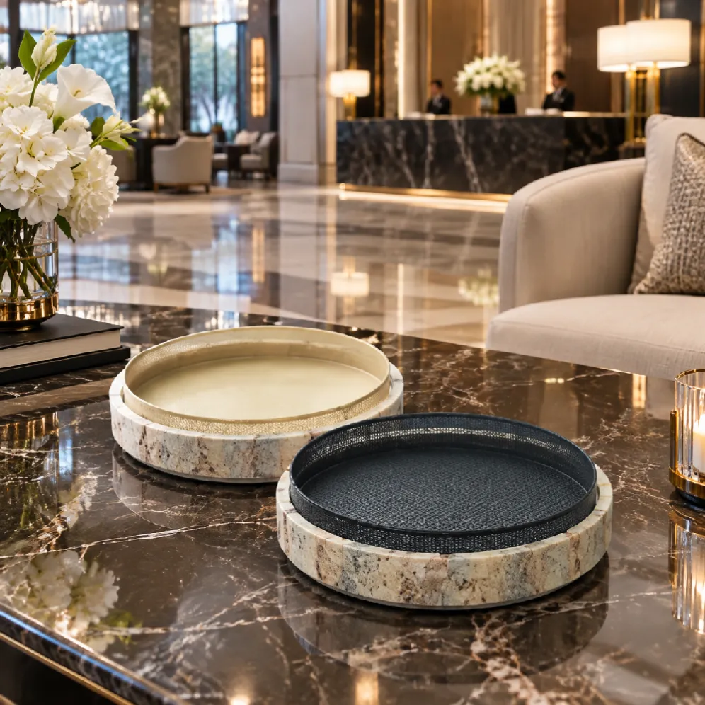 hotel lobby tabletop accessories
