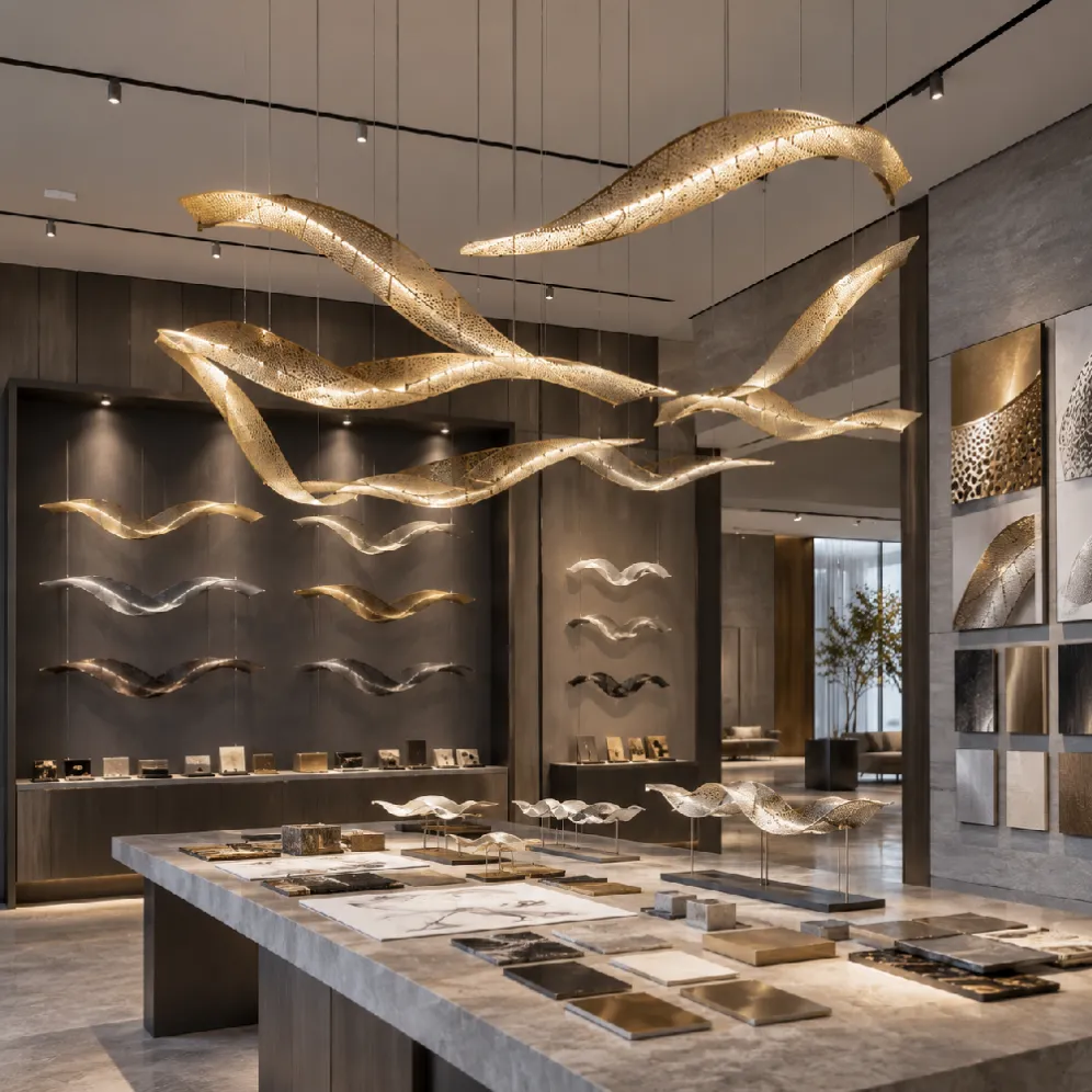 custom sculptural pendant light (3)