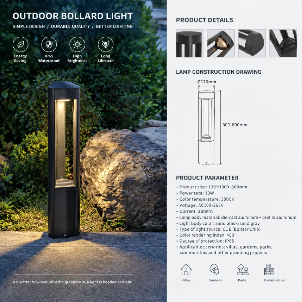 LED bollard lamp