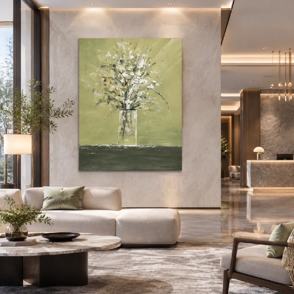 hospitality lobby canvas artwork decoration