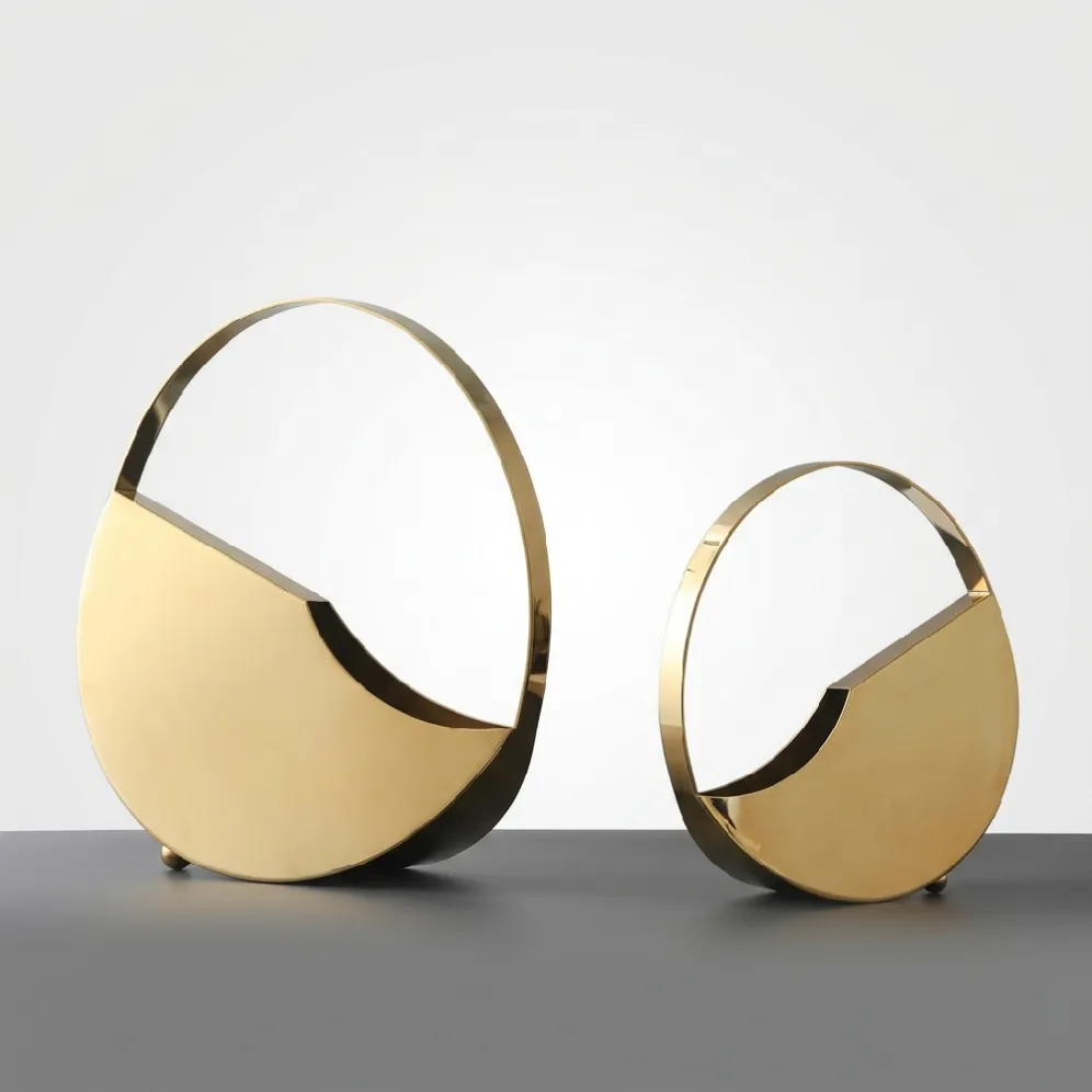 luxury stainless steel decorative accessory detail