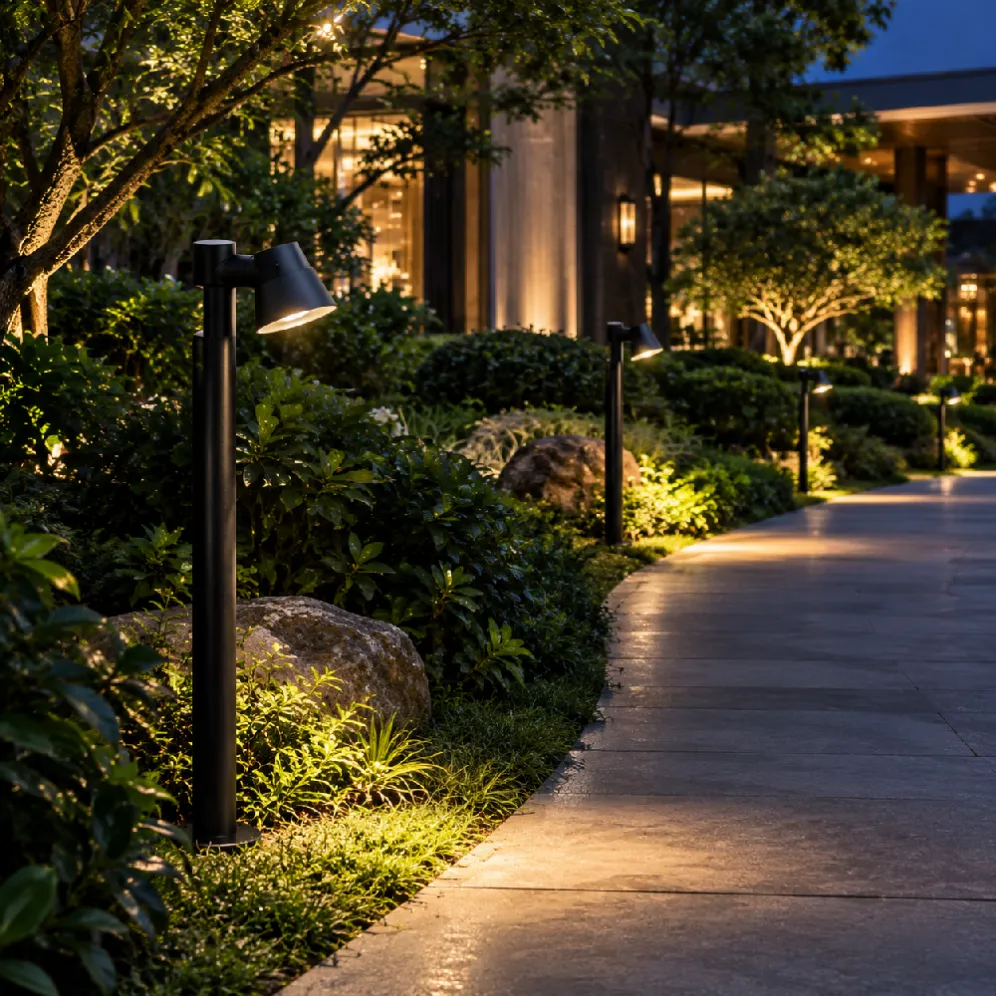 commercial bollard light