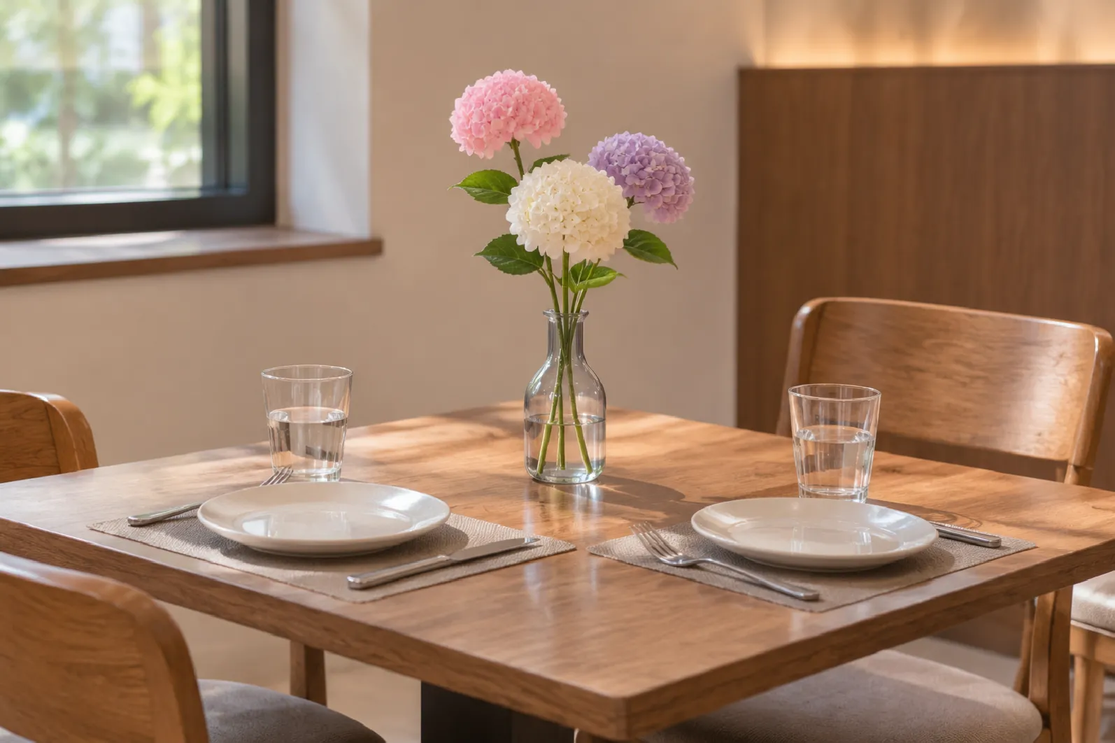 restaurant-table-vase-place-settings