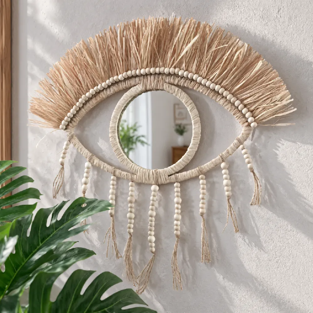 handmade natural fiber decor