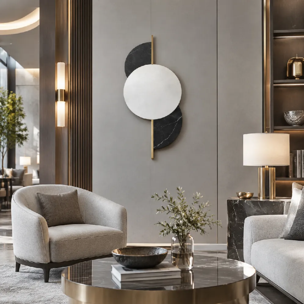luxury commercial interior wall decor