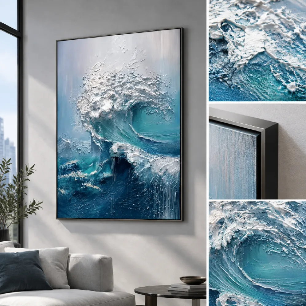 hospitality lobby canvas artwork decoration