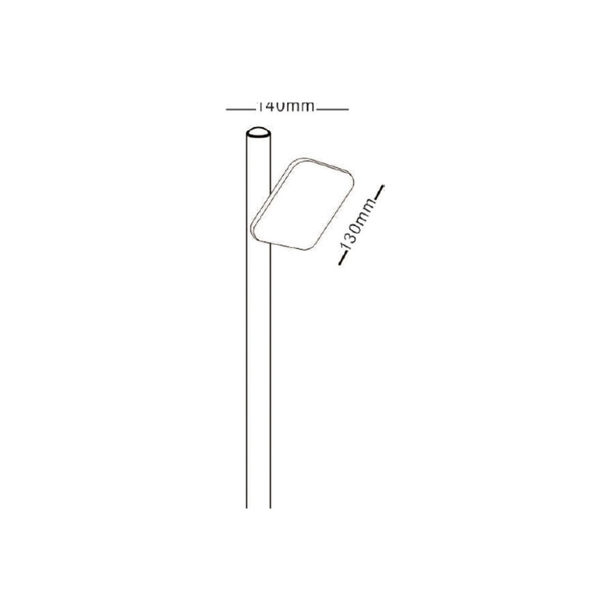 NA-BD9169 - dimension drawing - NoorArch outdoor lighting