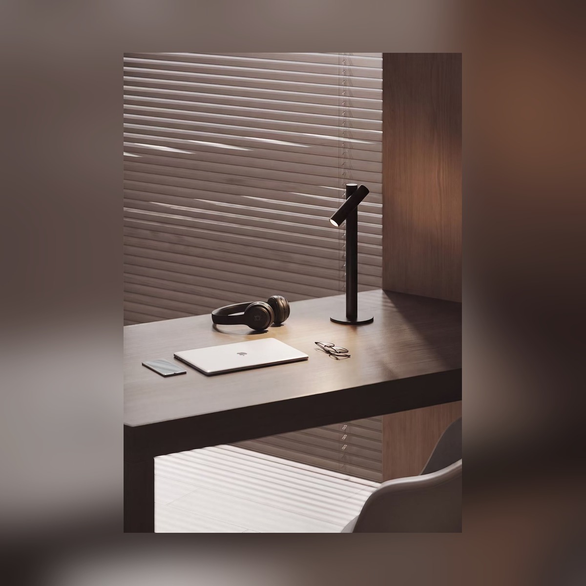 Zoom Desk complete view - NoorArch outdoor lighting