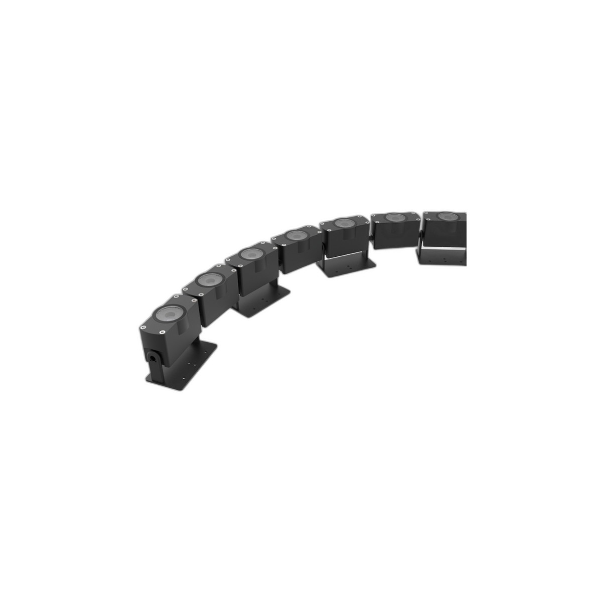 THE EXOS SYSTEM: High-Torque 3D Flexible Wall Washer | Industrial Grade Modular Lighting - full display