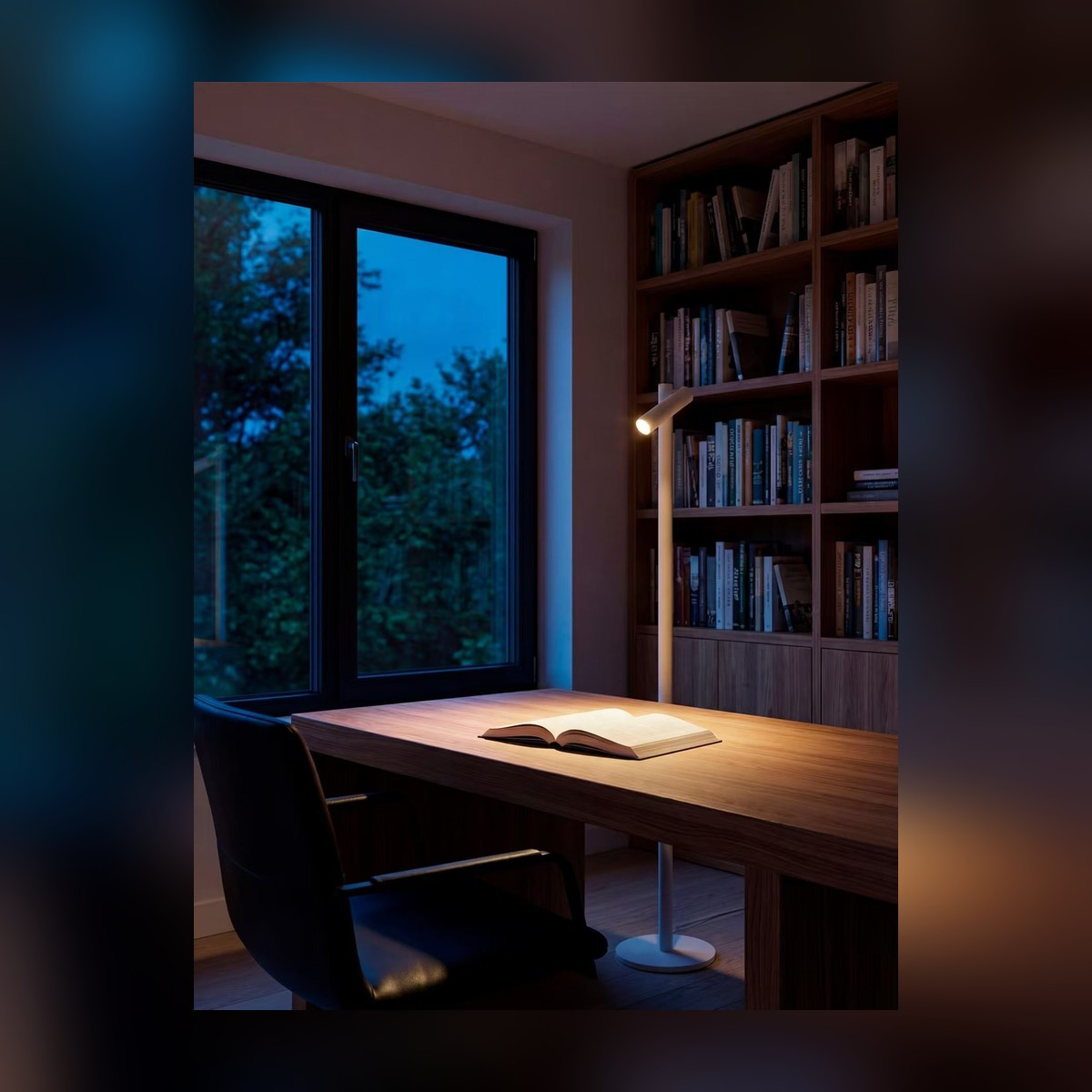 Zoom Floor - study at night