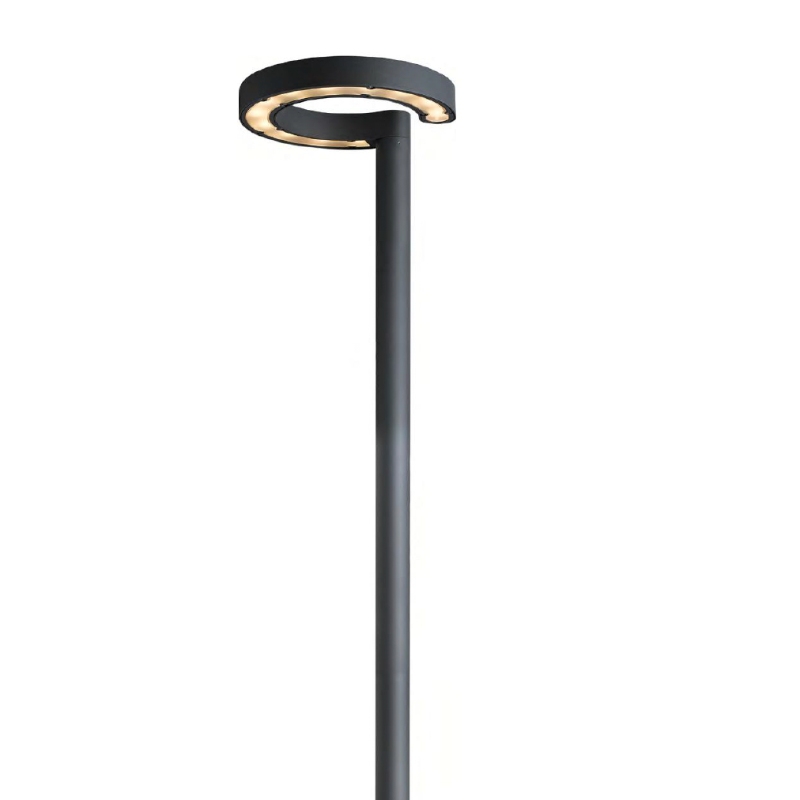 C-Luna | 2200mm Architectural Outdoor LED Post Light | OSRAM - full view