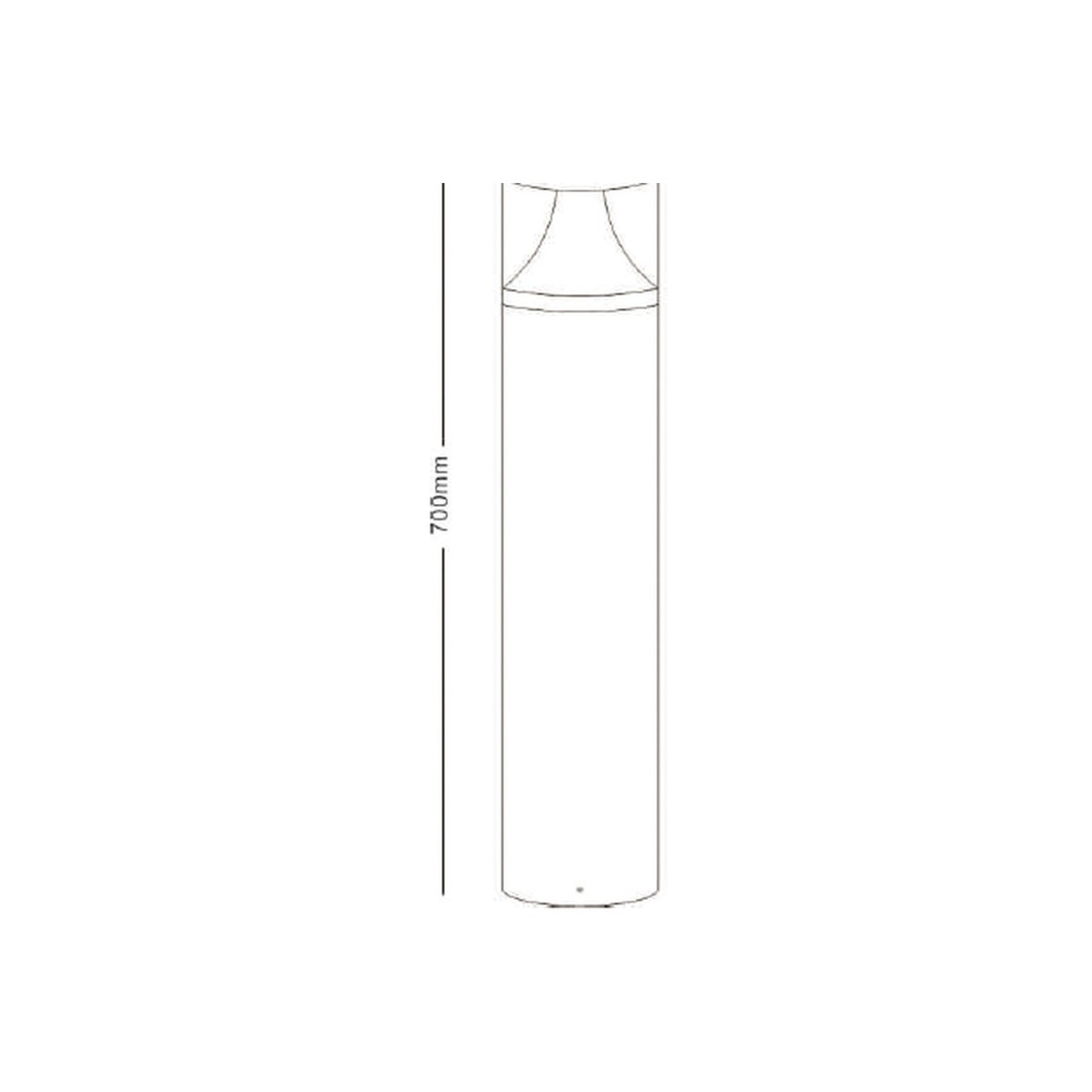 NA-BD9104 - dimension drawing - NoorArch outdoor lighting