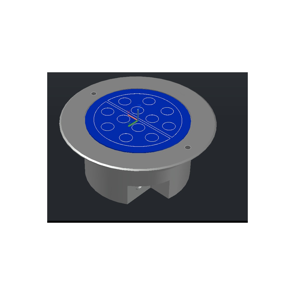NA-U312 - dimension drawing - NoorArch outdoor lighting