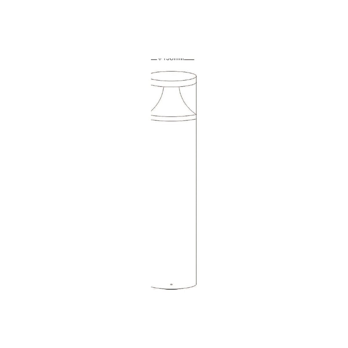NA-BD9103 - dimension drawing - NoorArch outdoor lighting