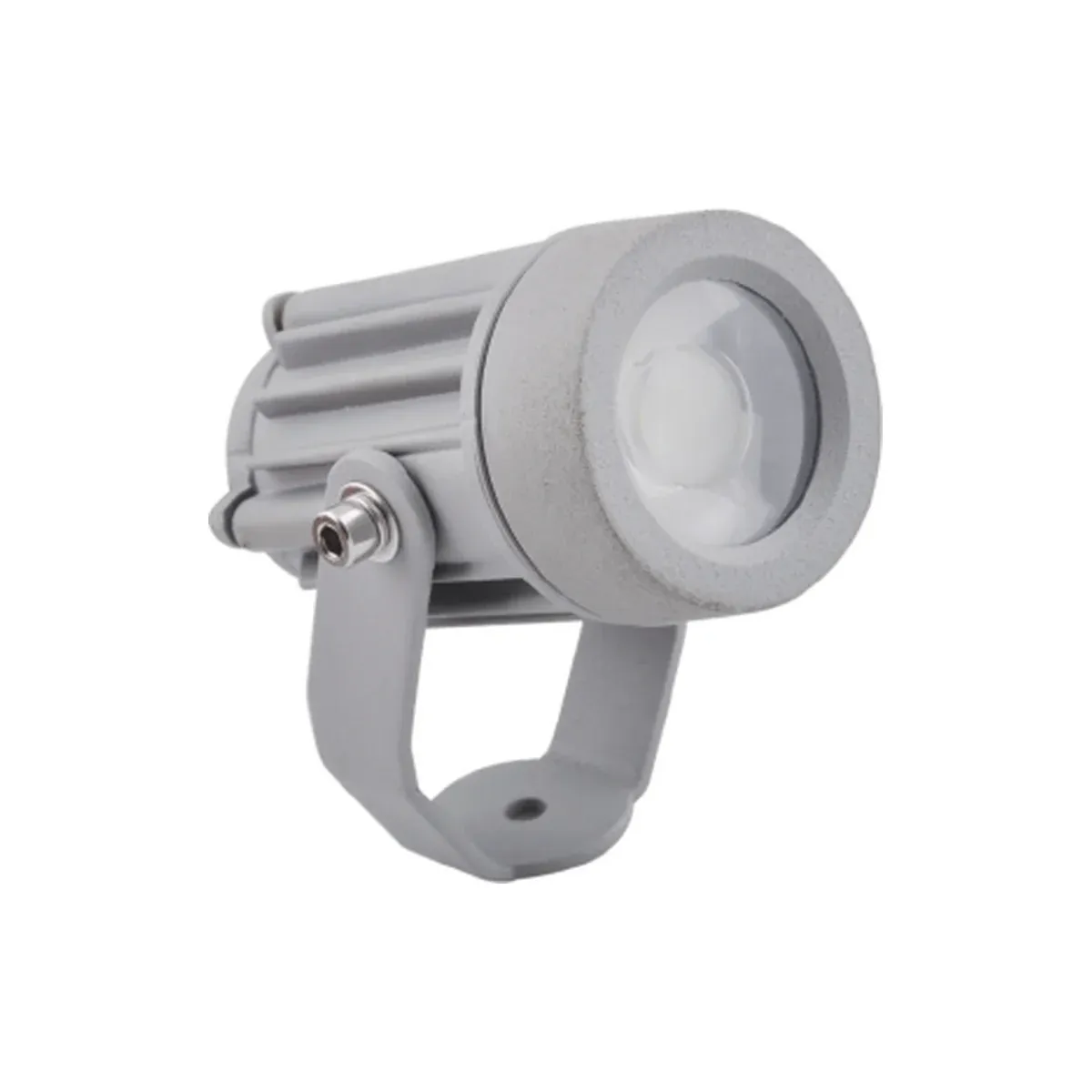 5W LED spotlight with surface bracket mount, die-cast aluminium, for walls and timber - NoorArch outdoor lighting