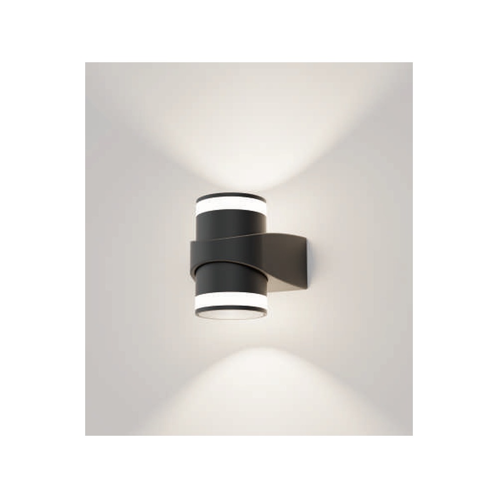 NA-BD2059 wall light up and down lit effect - NoorArch outdoor lighting