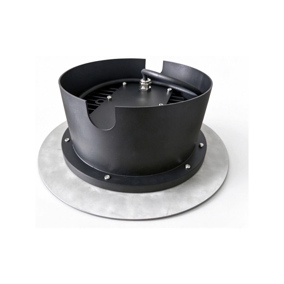 NA-U312 - side view with anti-glare shield - NoorArch outdoor lighting