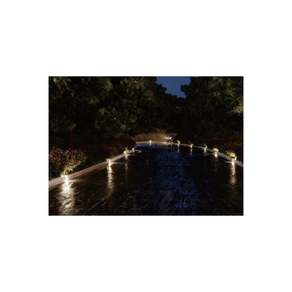 NA-BD8226 angled LED wall light dimension drawing H300 W150 D50mm - NoorArch outdoor lighting