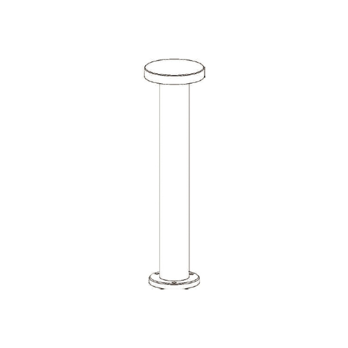 NA-BD9010-800 - dimension drawing - NoorArch outdoor lighting