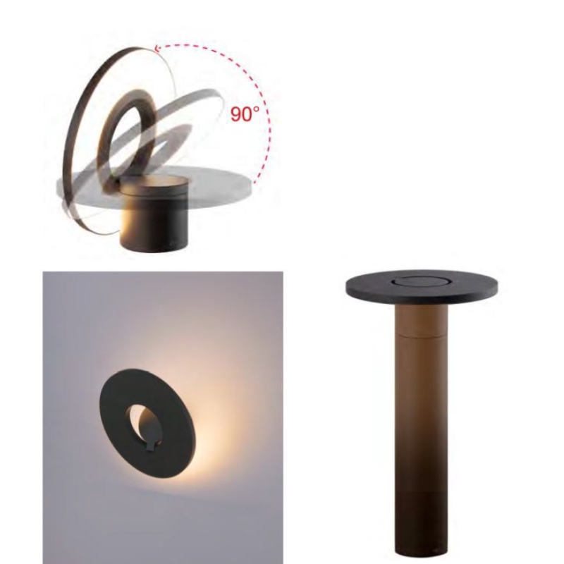 Aura-Ring 90° Adjustable Architectural Outdoor LED Light | S - view 1