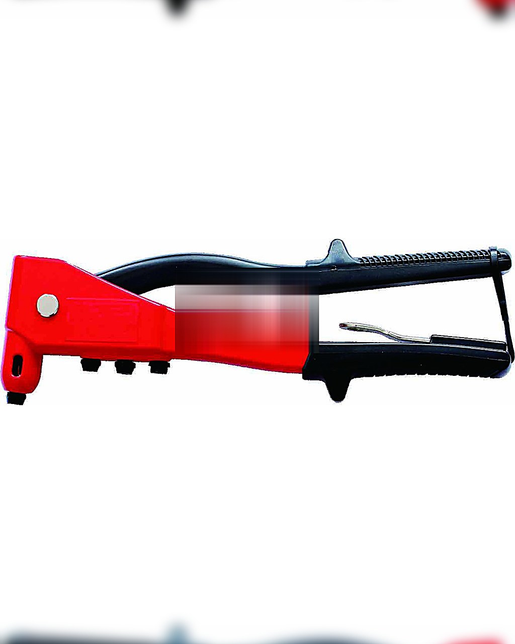 KK-901 hand riveter with red aluminium alloy body and black handles