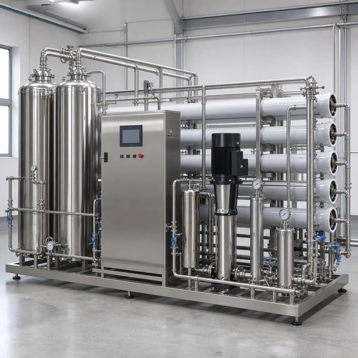 stainless-steel-pure-water-system