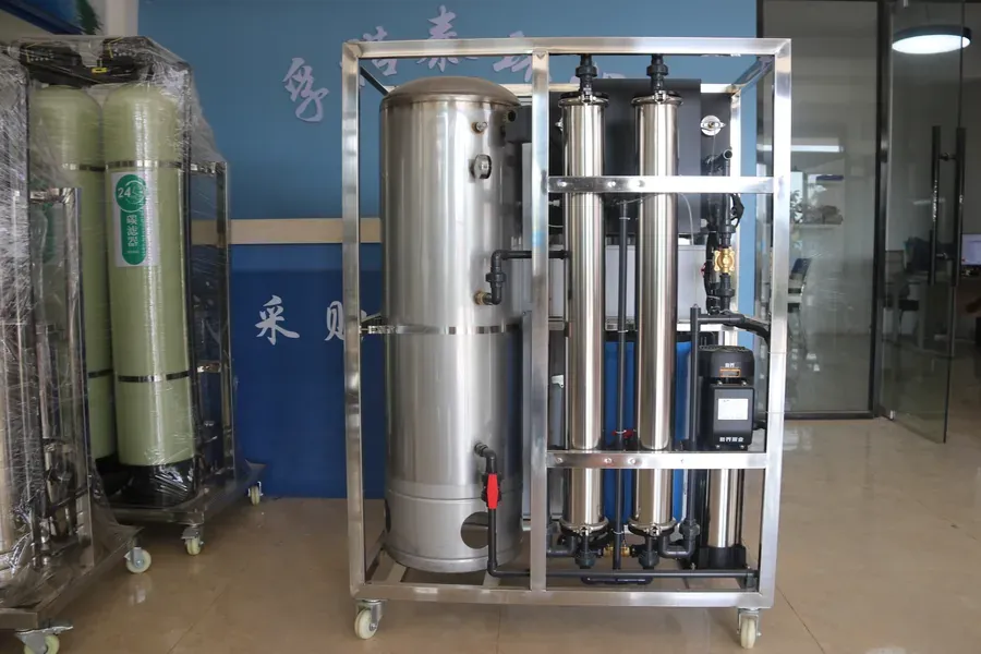 10 T Two-Pass RO + EDI + Mixed-Bed Polisher System